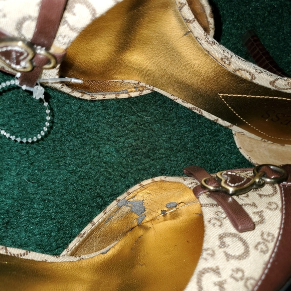 GUESS NWT WOODEN HEELED PUMPS - Picture 4 of 8